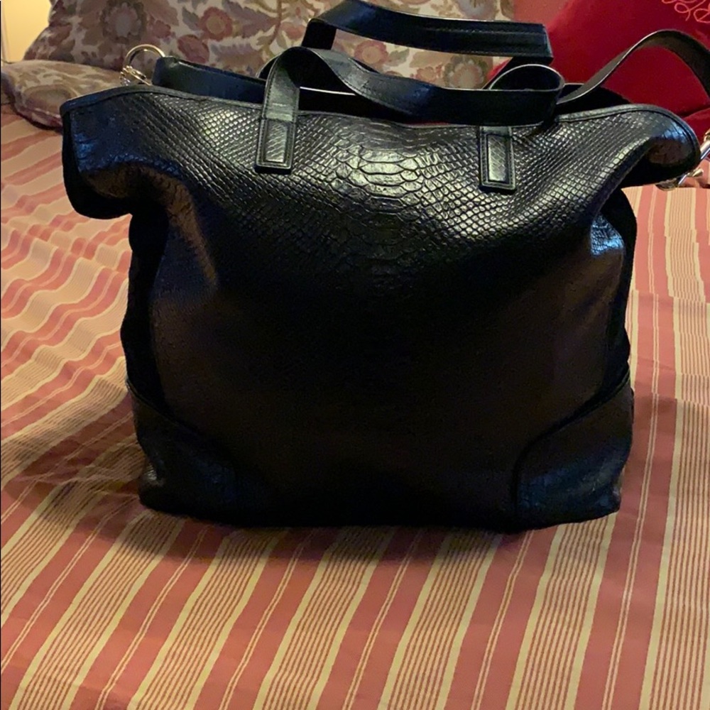 Coach leather & suede bag
